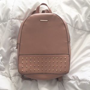 Faux Leather Mini Backpack